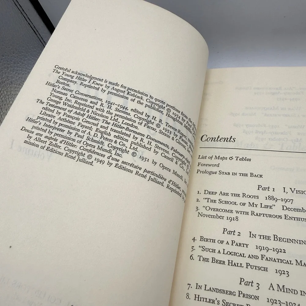 John Toland Adolf Hitler Vol I & II International Collectors Library Hardcover